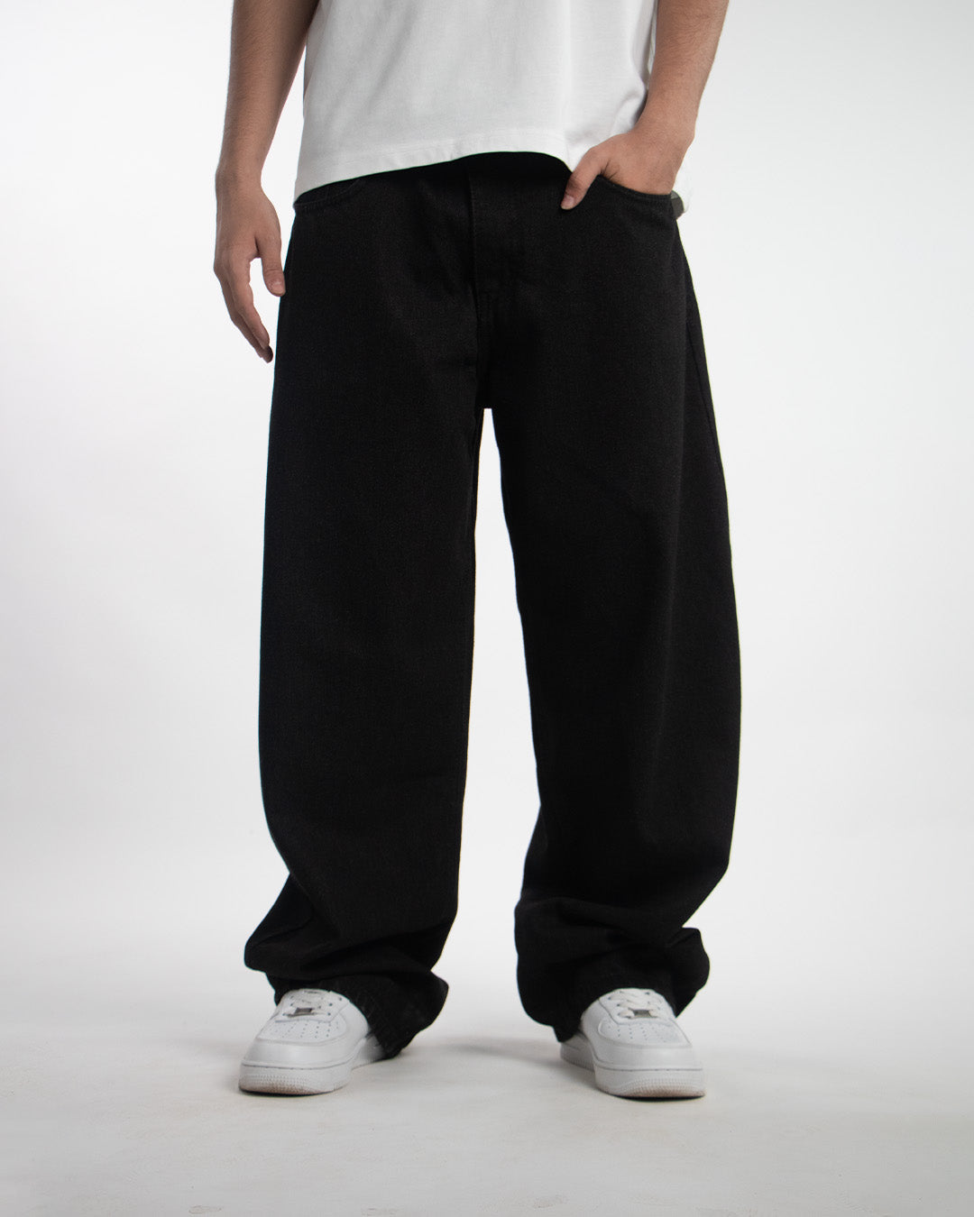 Essential Wide Denim - Black