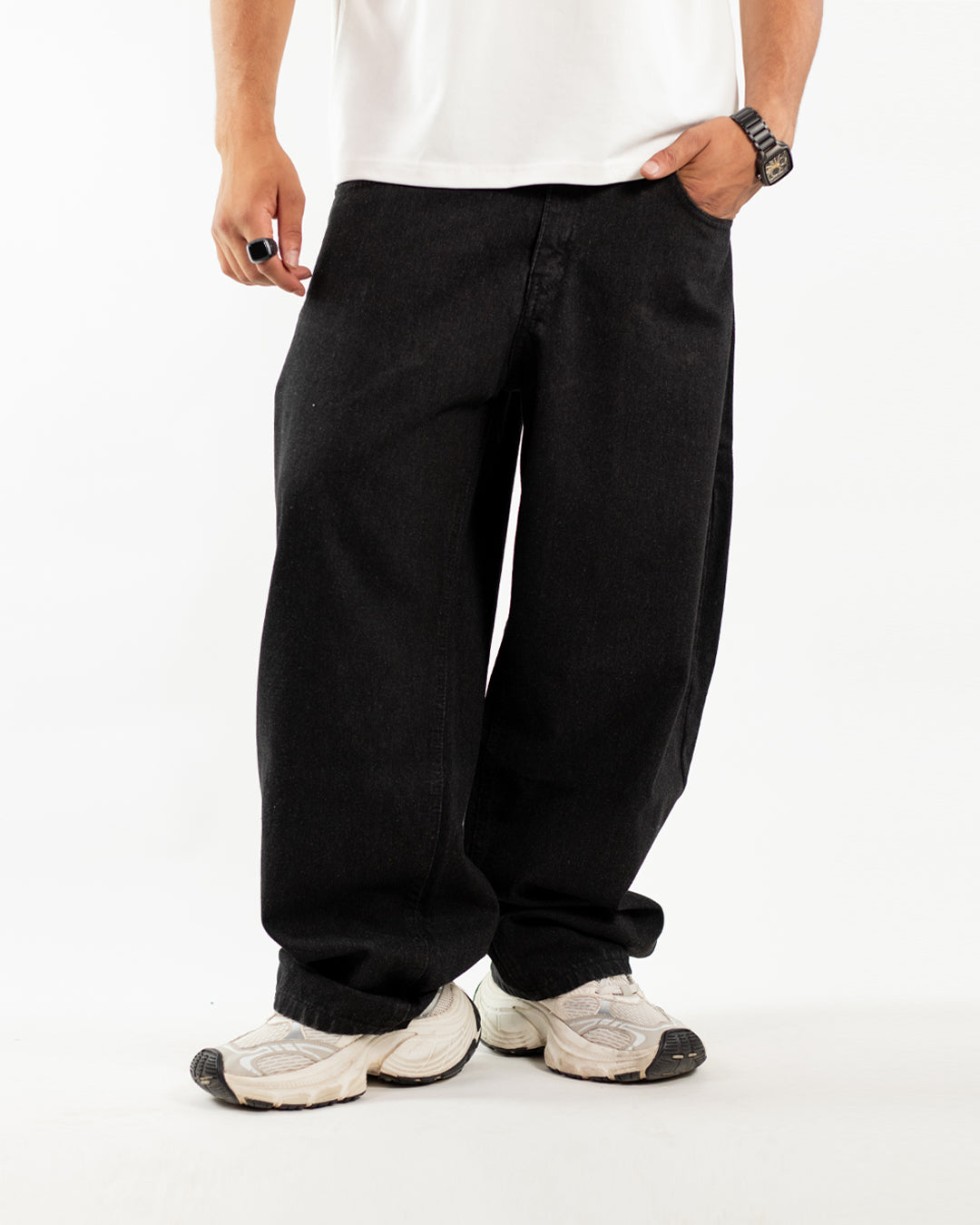 Essential Wide Denim - Black