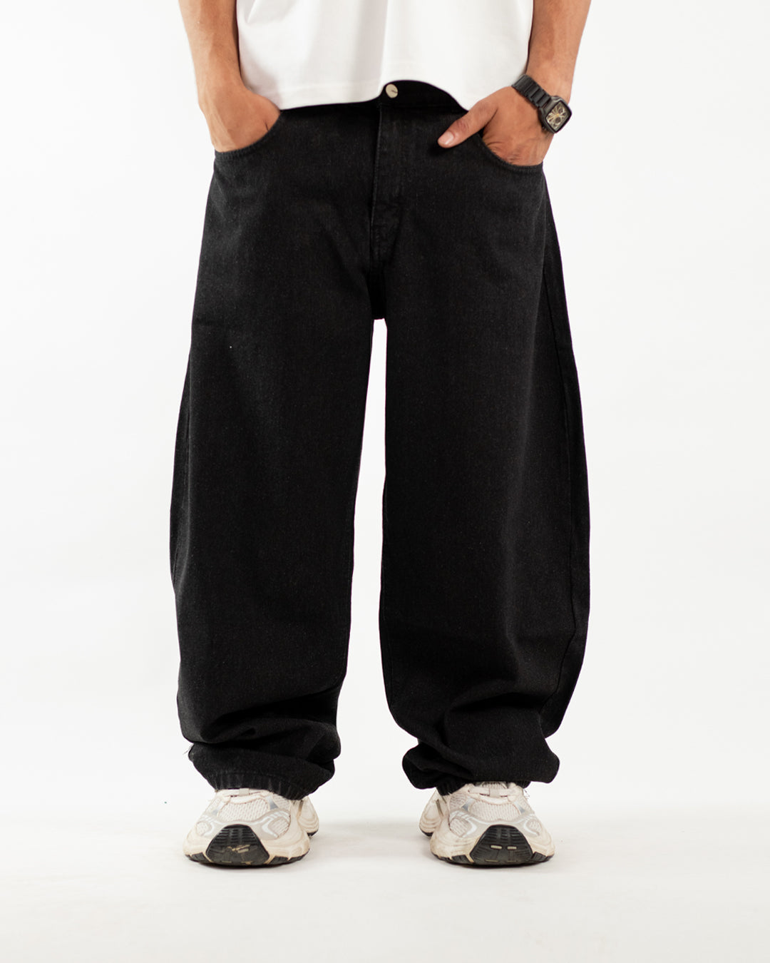 Essential Wide Denim - Black