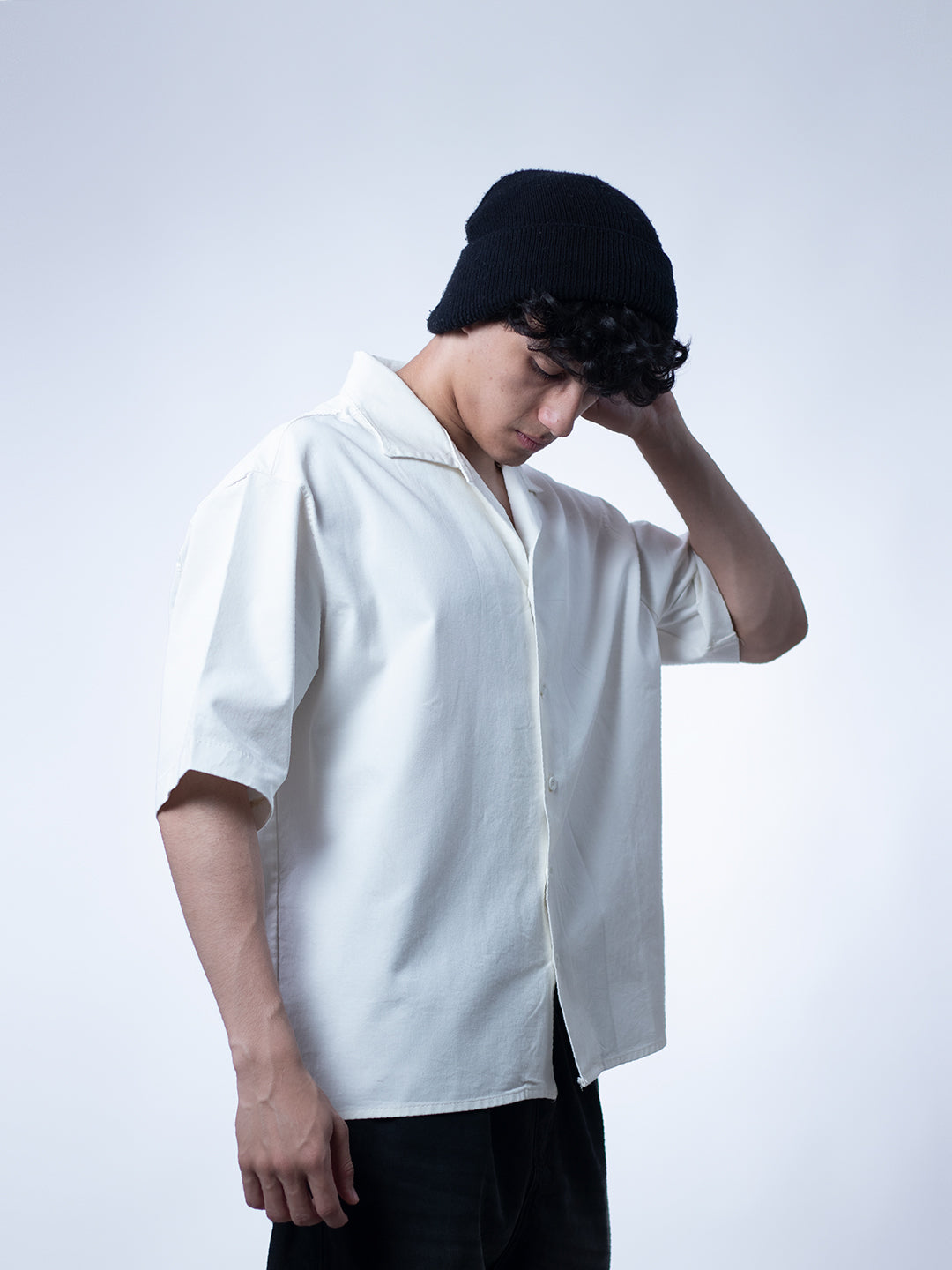 Core Boxy Shirt – Cloud White