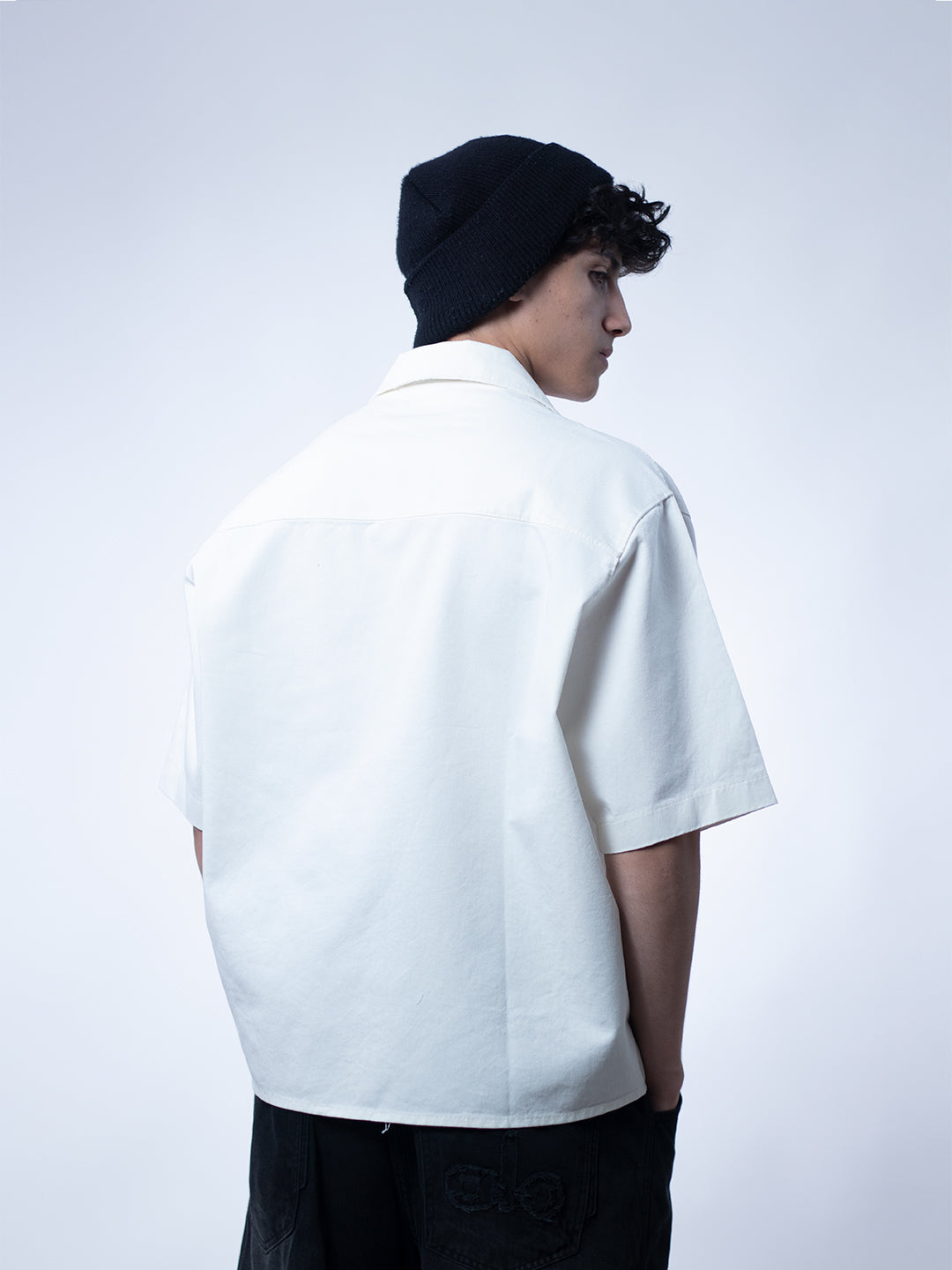 Core Boxy Shirt – Cloud White