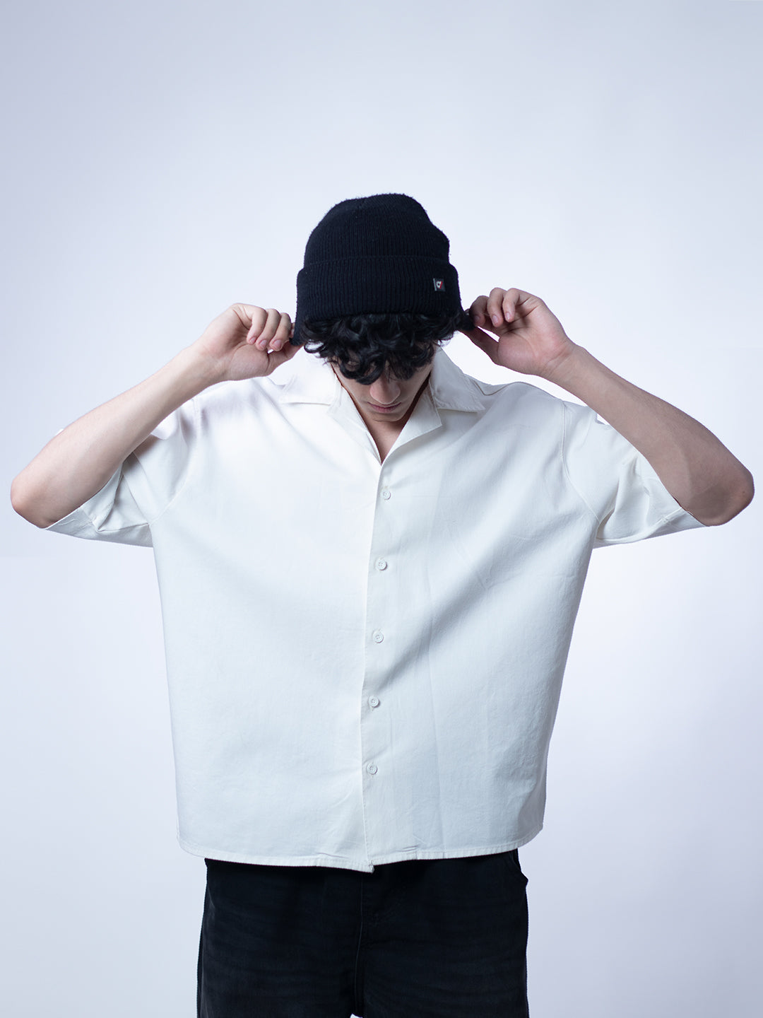 Core Boxy Shirt – Cloud White