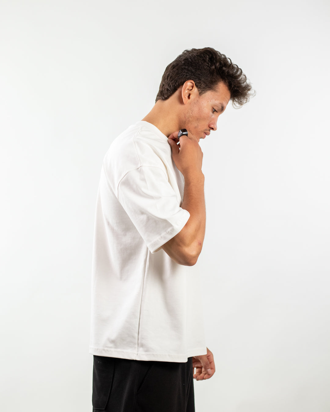 Boxy Fit Tee - White
