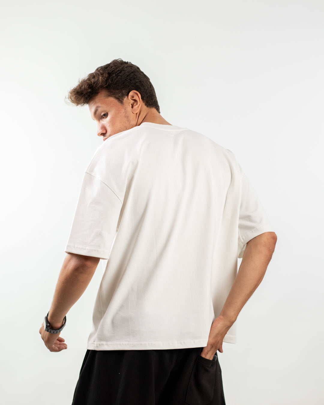 Boxy Fit Tee - White