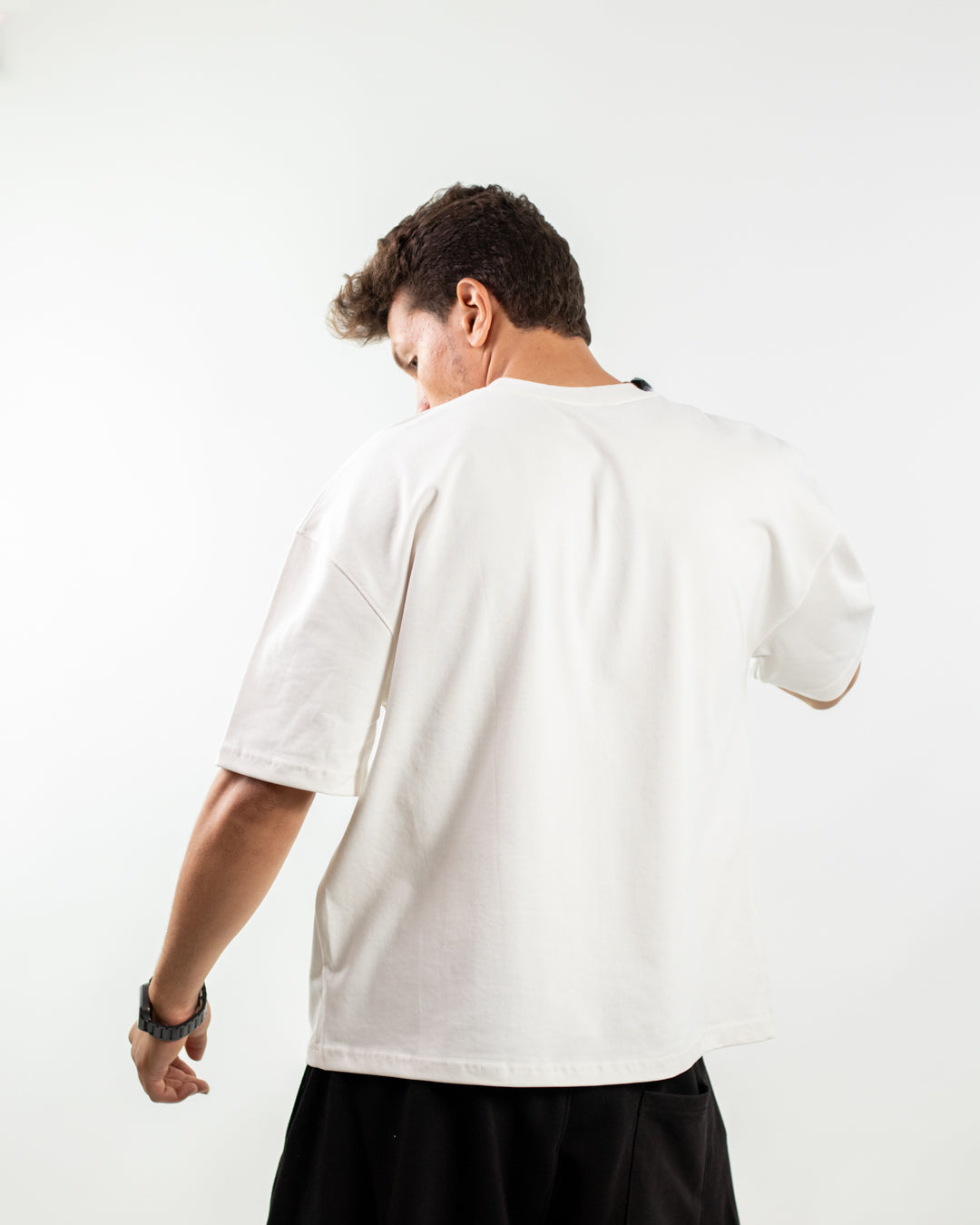 Boxy Fit Tee - White