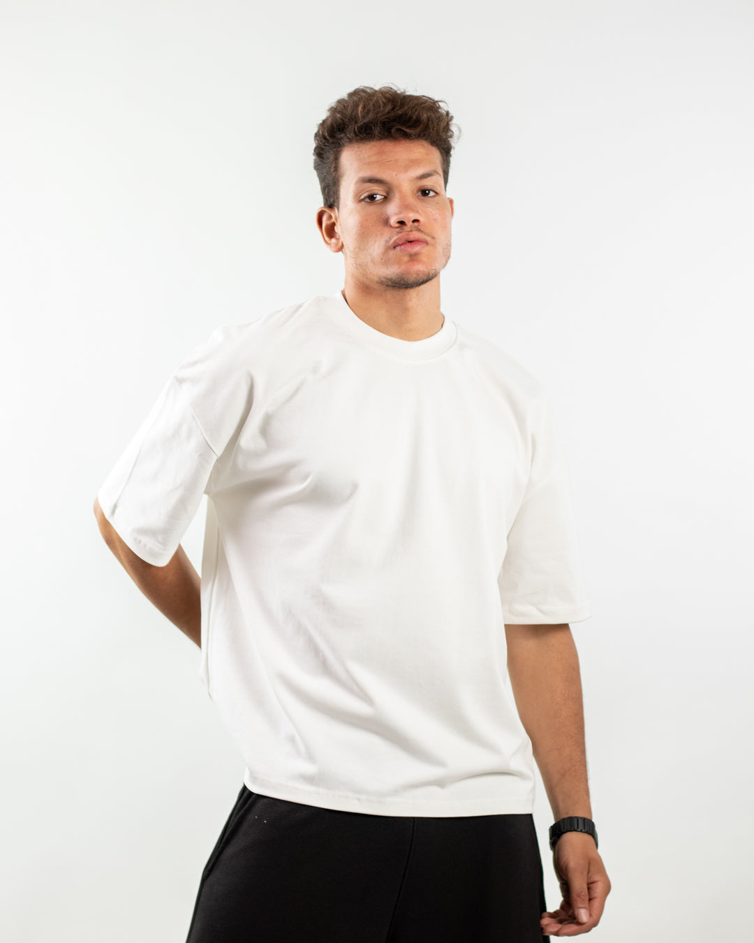 Boxy Fit Tee - White