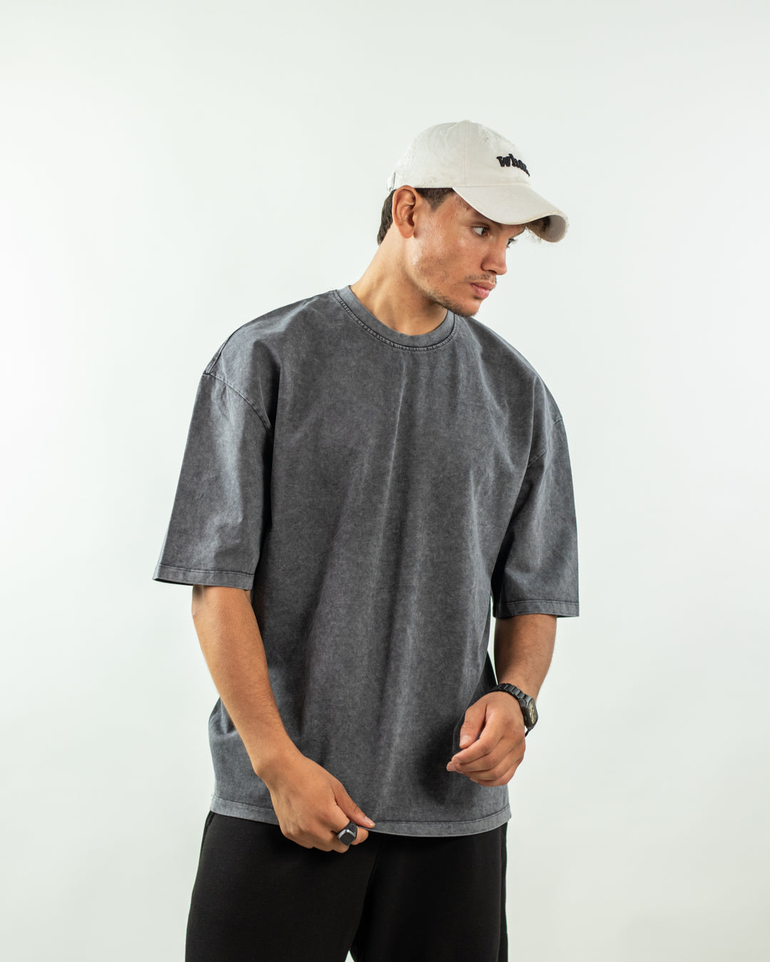 Oversized Tee – Mid Washed