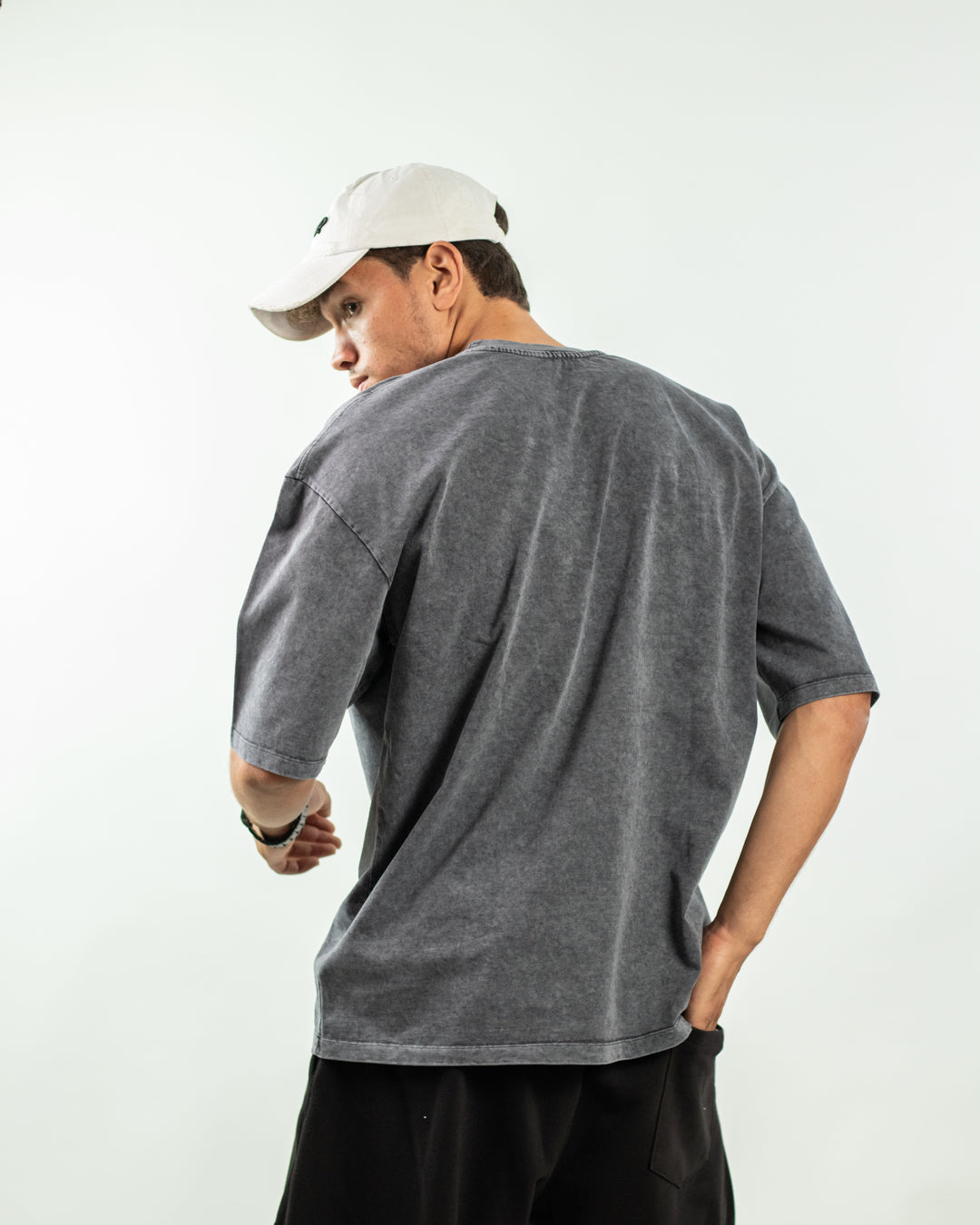 Oversized Tee – Mid Washed