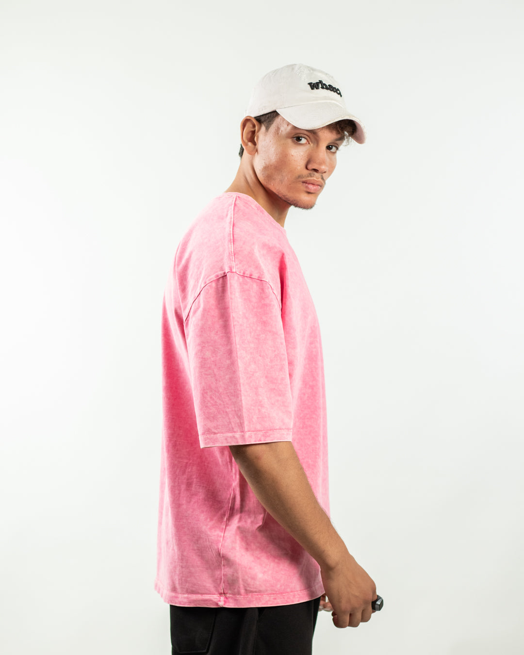 Oversized Tee – Washed Pink
