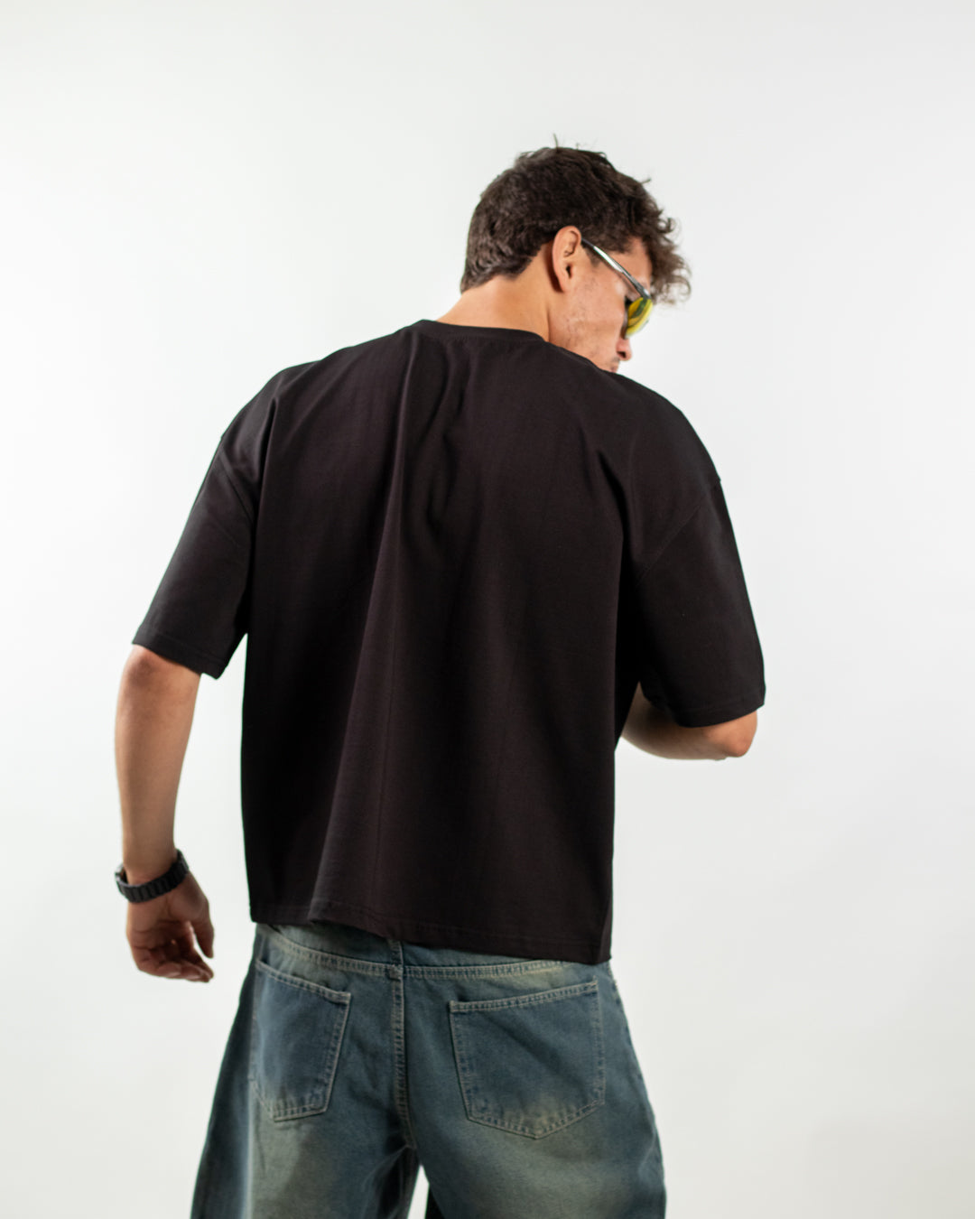 Boxy Fit Tee - black