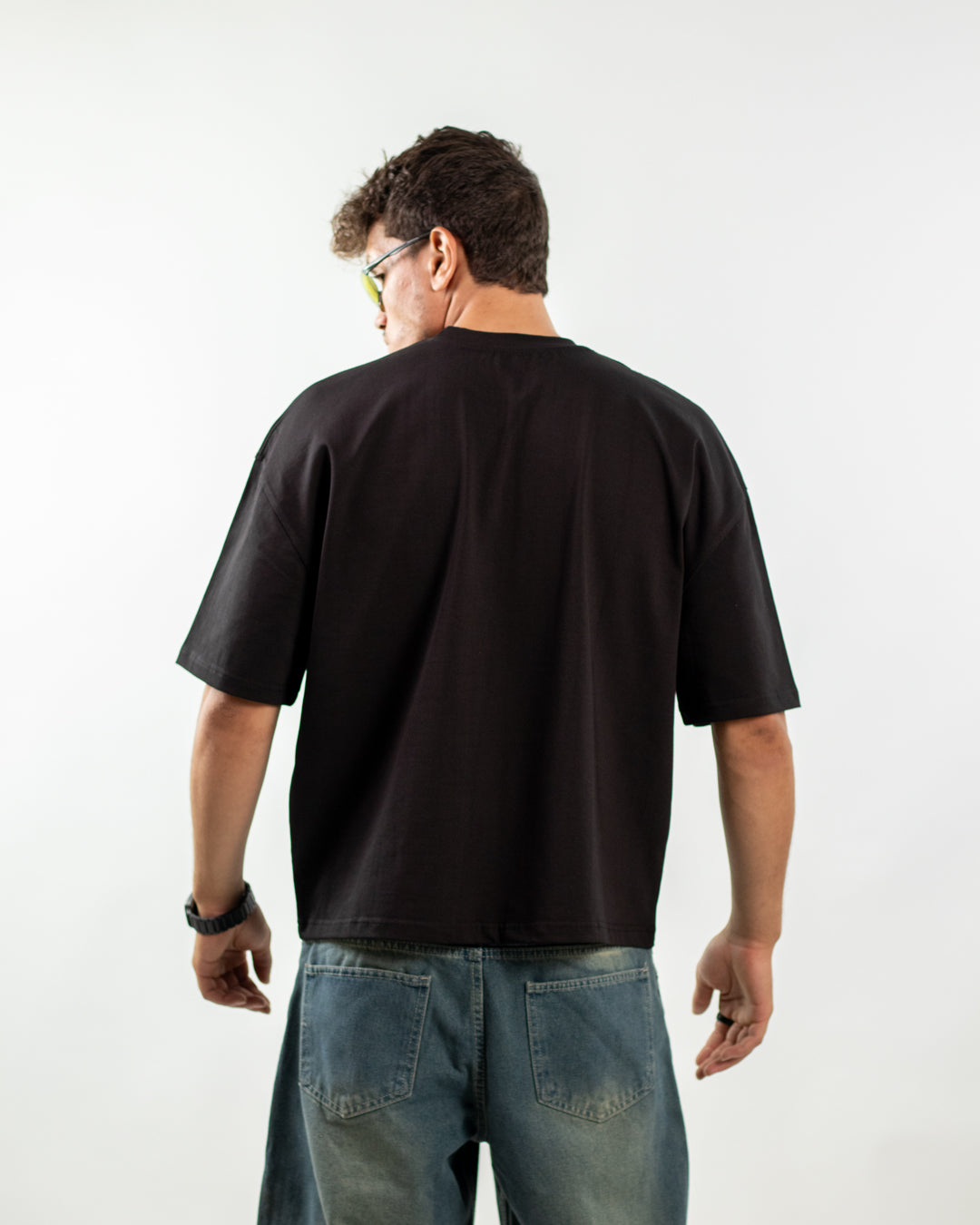 Boxy Fit Tee - black