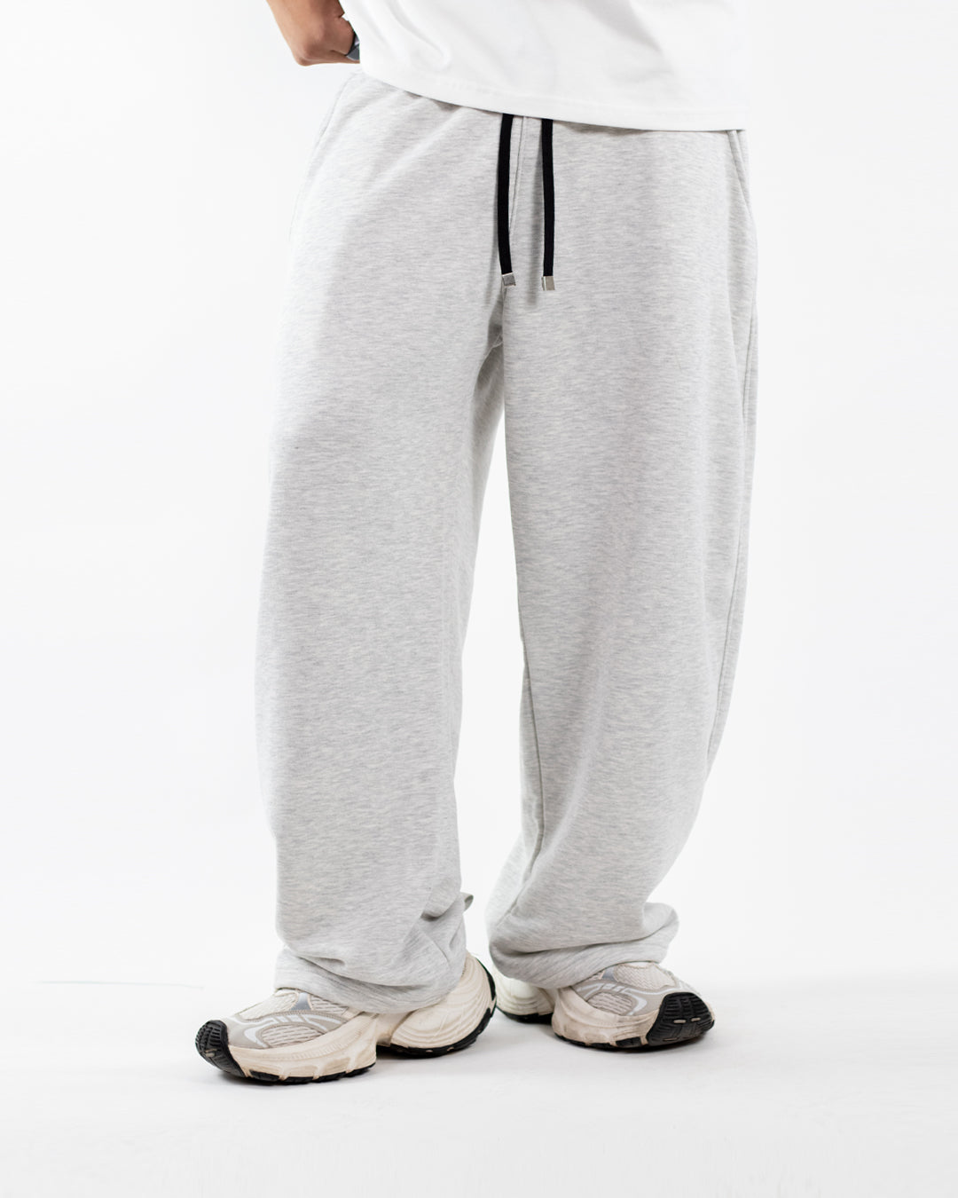 Unique Wide Leg Pants – Gray