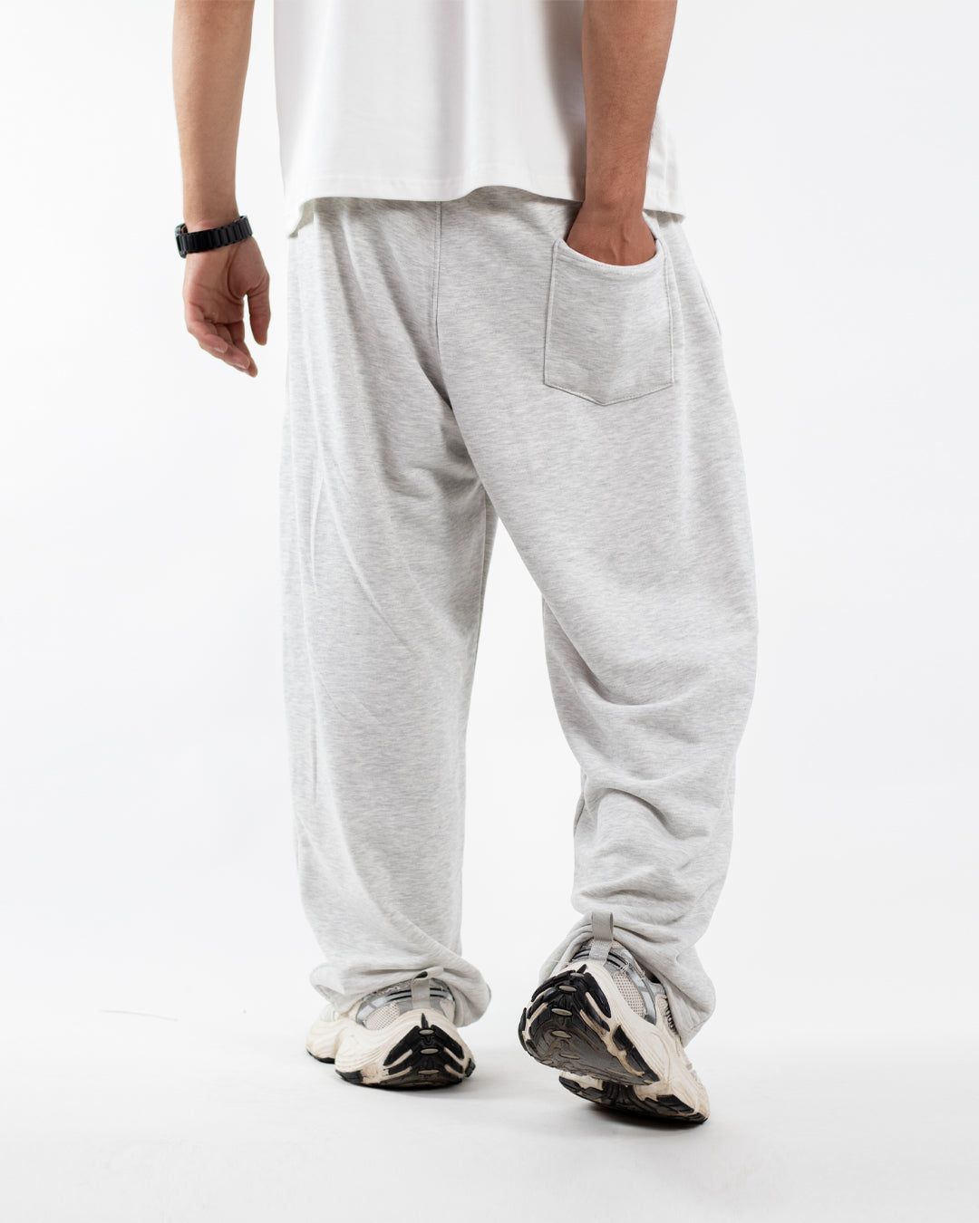 Unique Wide Leg Pants – Gray