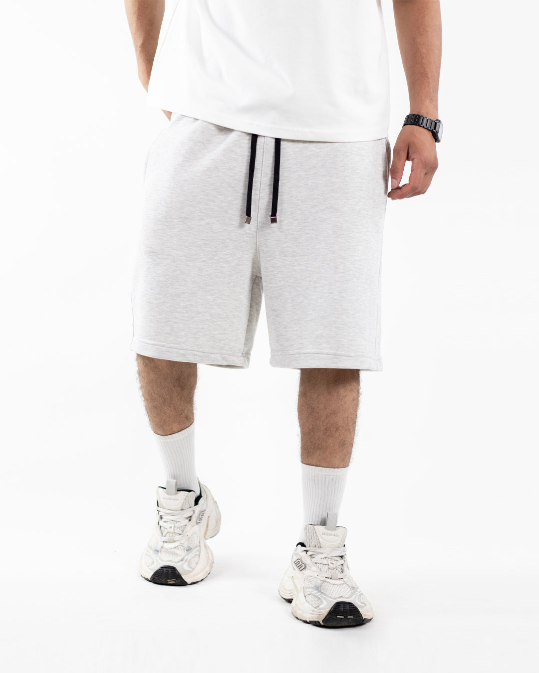 Essential Relaxed Shorts - Gray