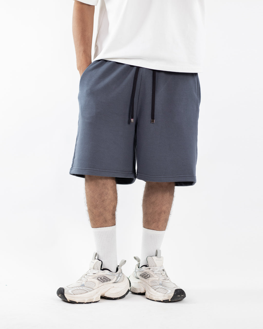 Essential Relaxed Shorts - Iron gray