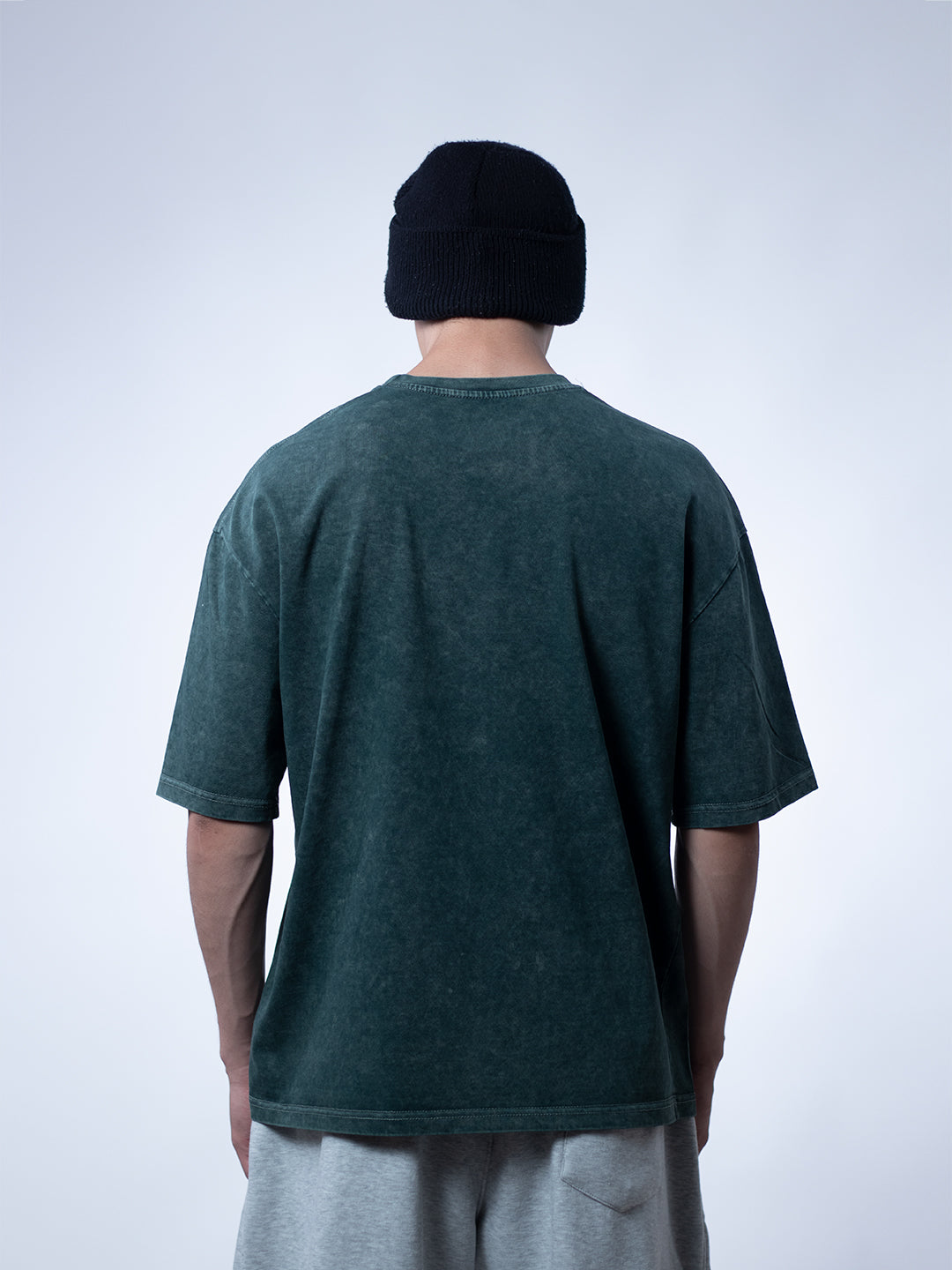 Oversized Tee – Washed Green