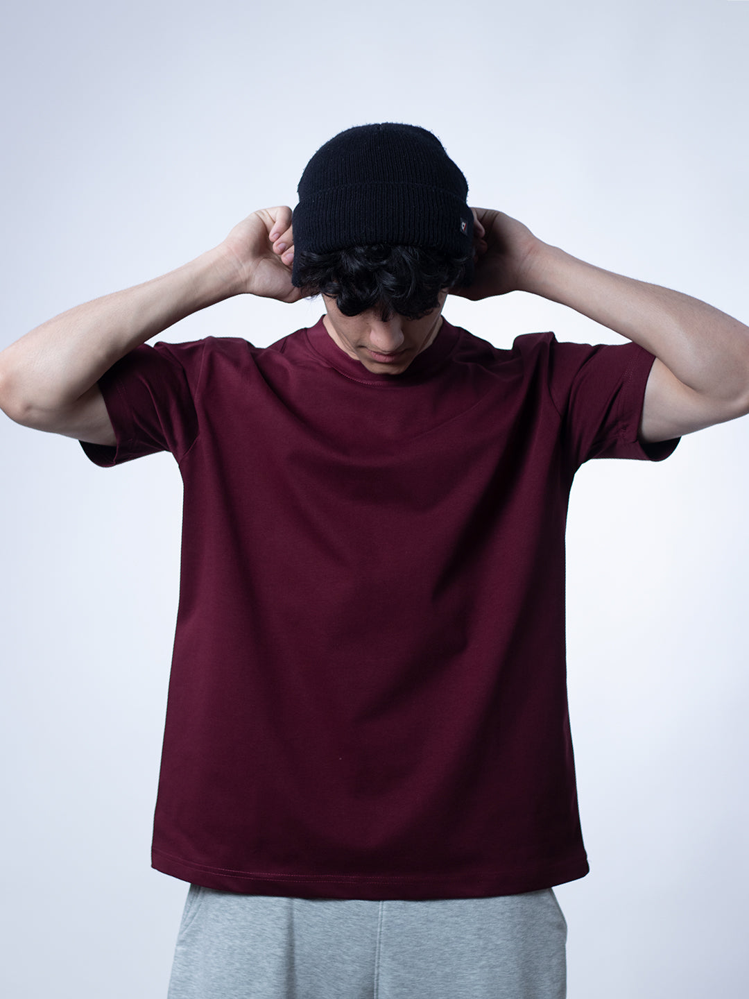 Regular Tee – Burgundy
