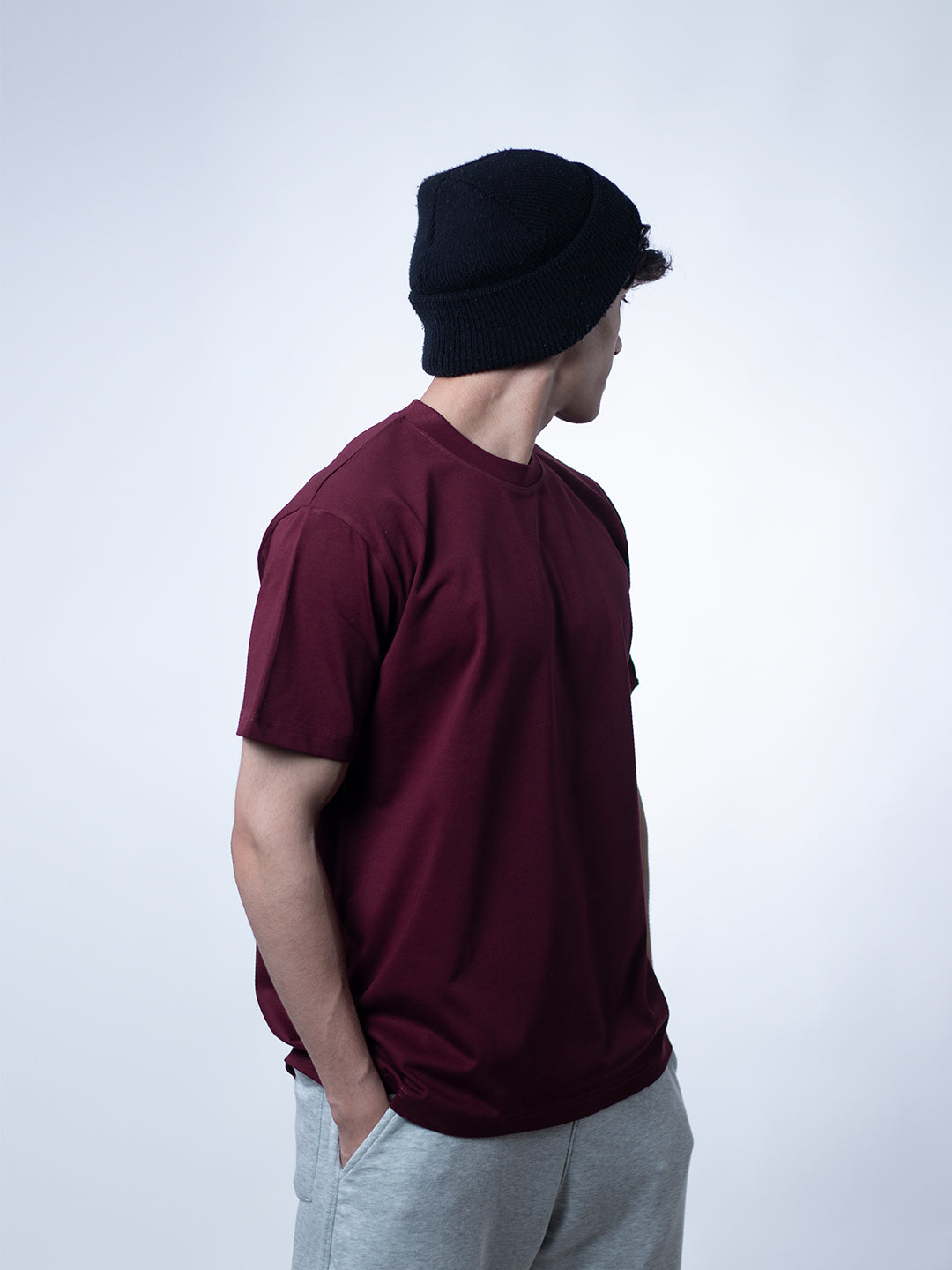 Regular Tee – Burgundy