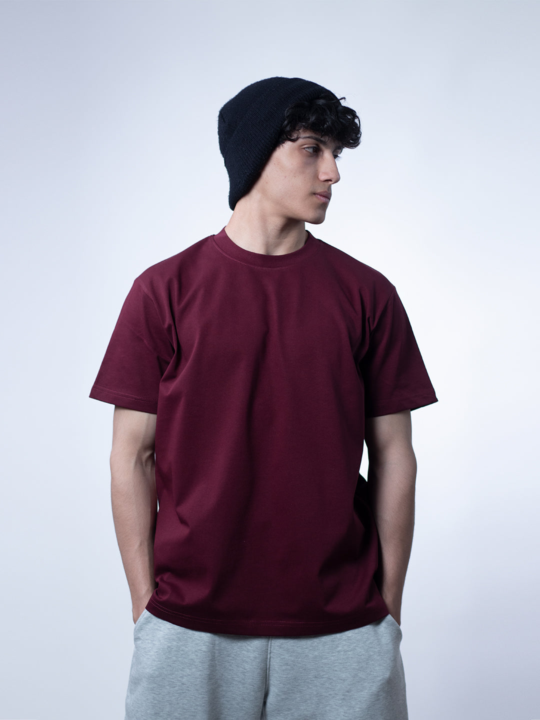 Regular Tee – Burgundy