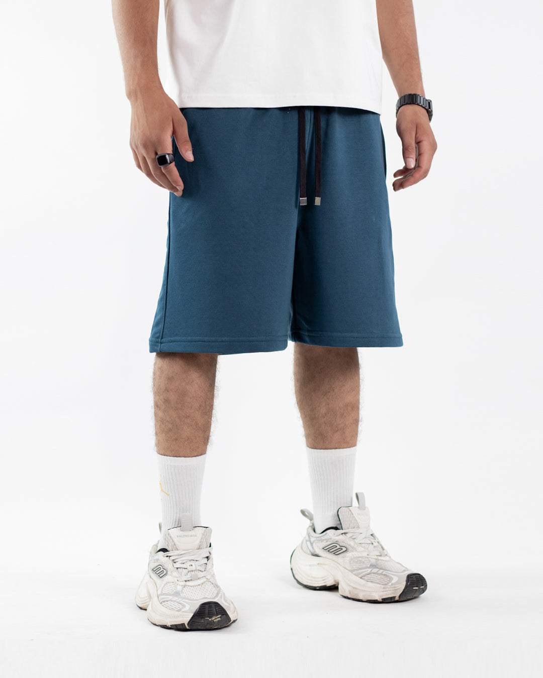 Essential Relaxed Shorts - Teal Blue