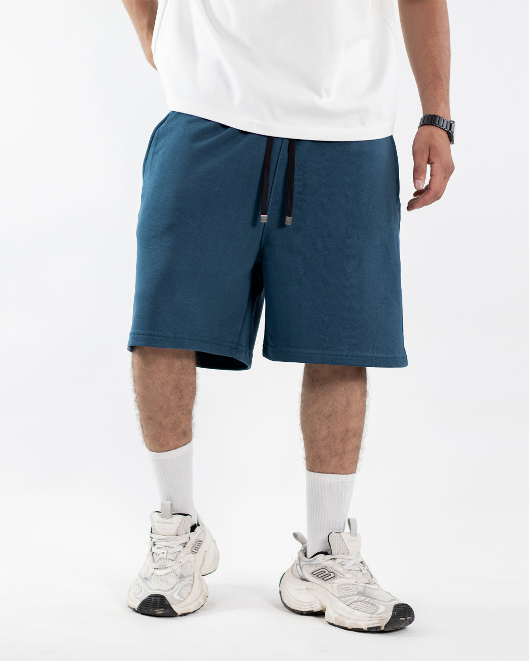 Essential Relaxed Shorts - Teal Blue