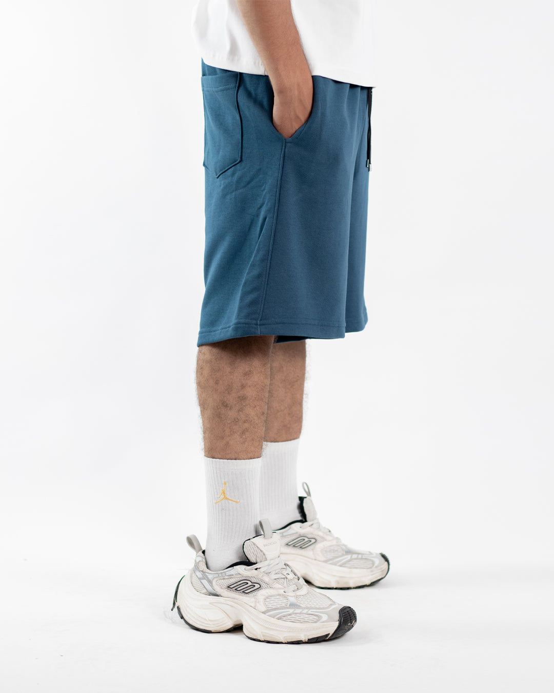 Essential Relaxed Shorts - Teal Blue