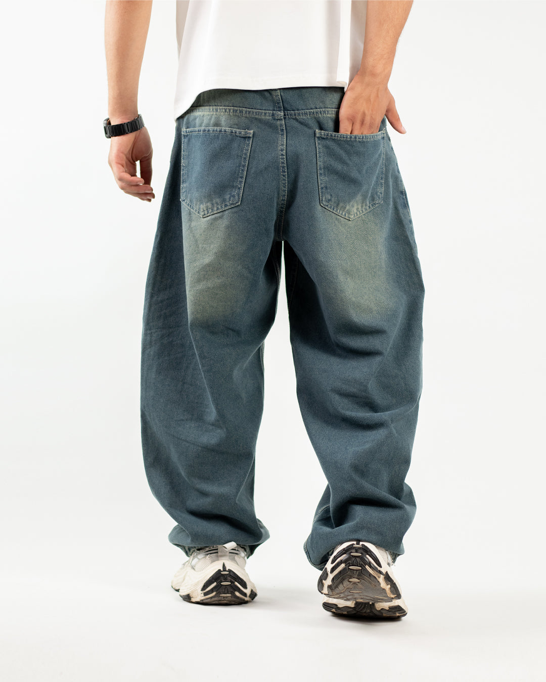 Essential Wide Denim - Tinted Blue