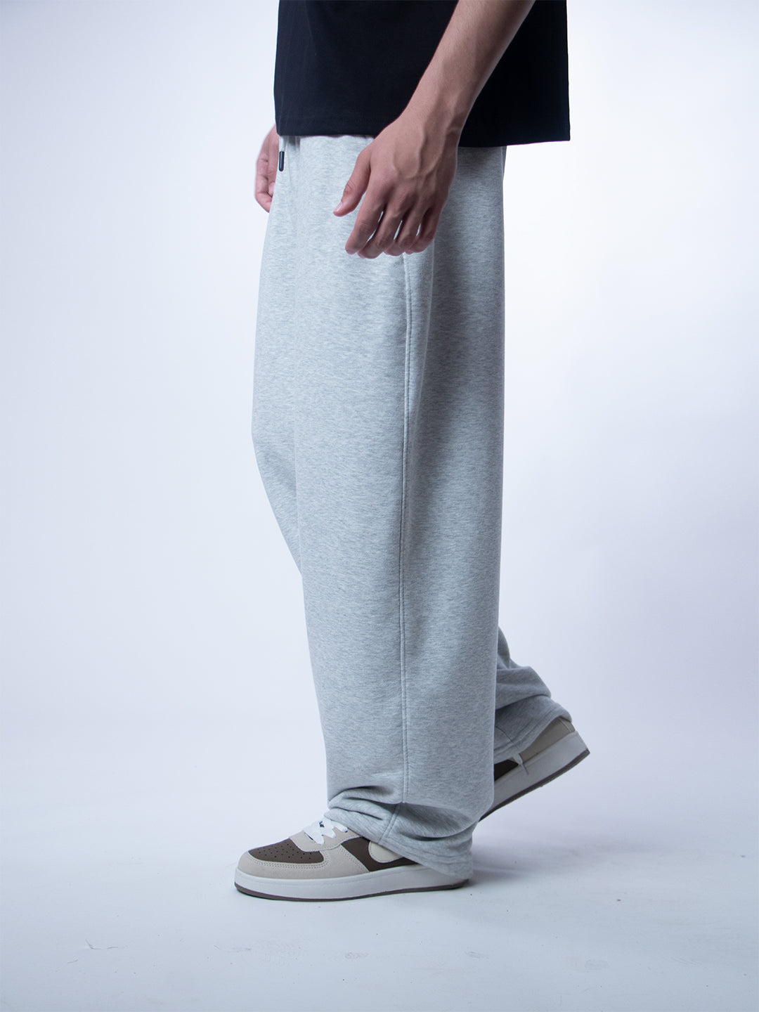 Unique Wide Leg Pants – Gray