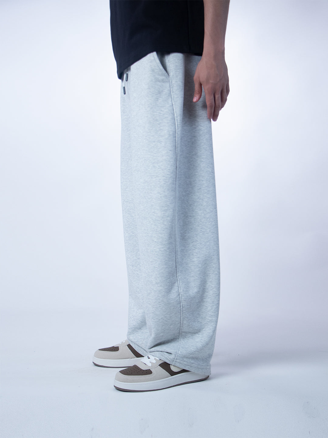 Unique Wide Leg Pants – Gray