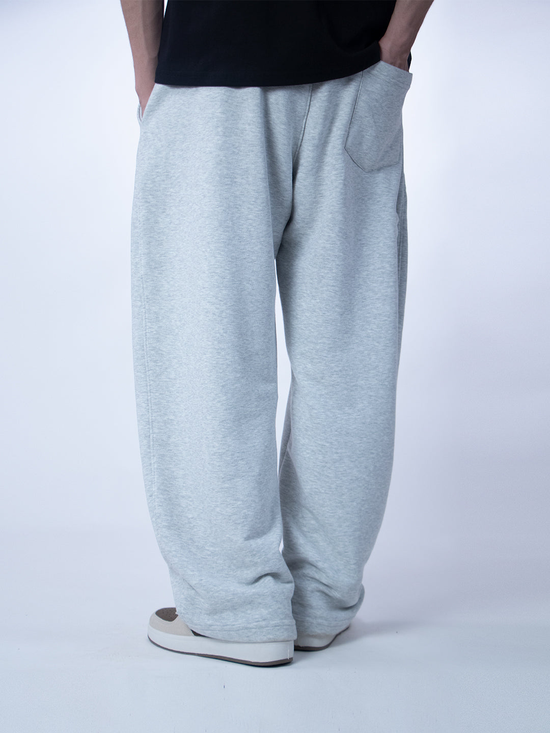 Unique Wide Leg Pants – Gray